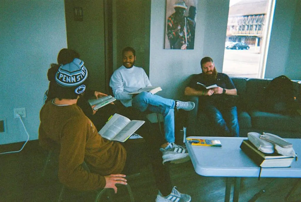 Members Of Ywam Lancaster'S Discipleship Bible School Discovering How To Hear The Voice Of God And Learning How To Act On It.