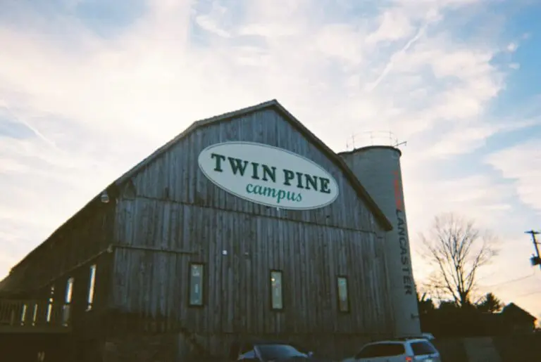 A Close Up Photo Of The Twin Pine Campus Building At Ywam Lancaster