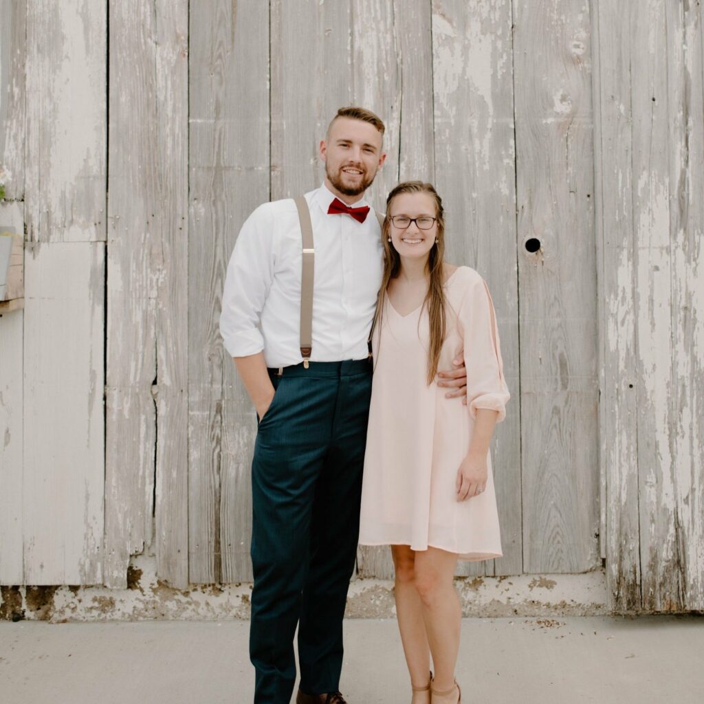 YWAM Lancaster missionary members Devin and Sara Weaver posing for a picture.,